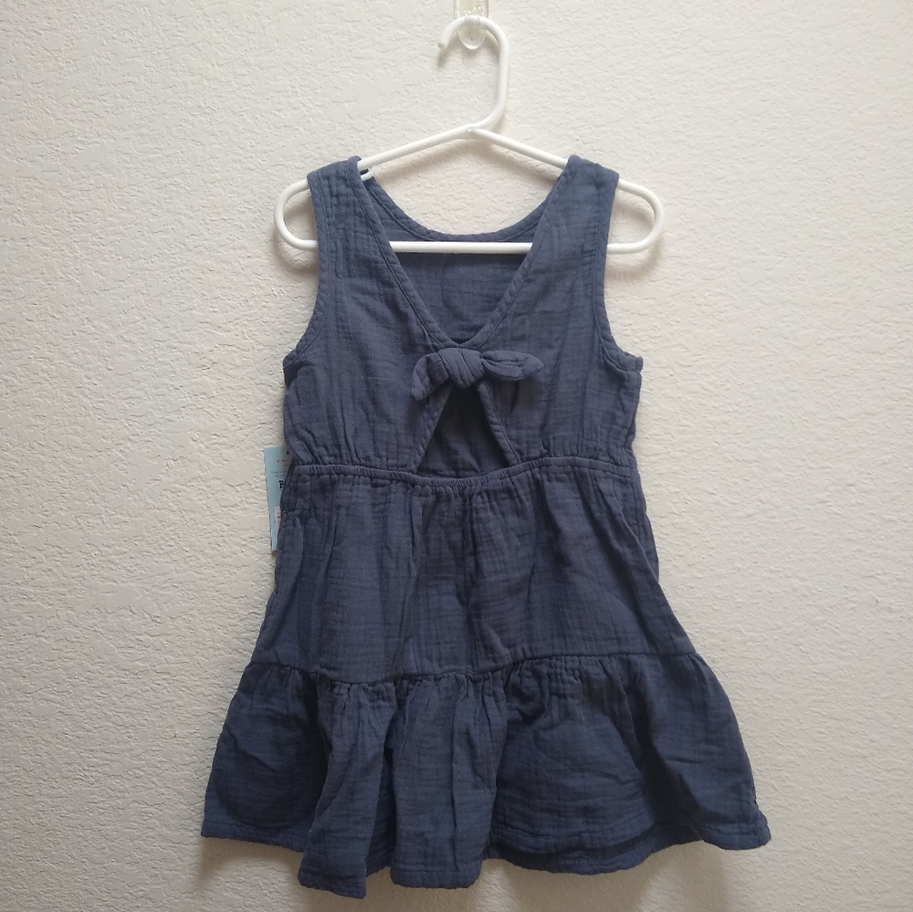 Cat & Jack Girls Sleeveless Gauze Dress 4t - Picture 2 of 4